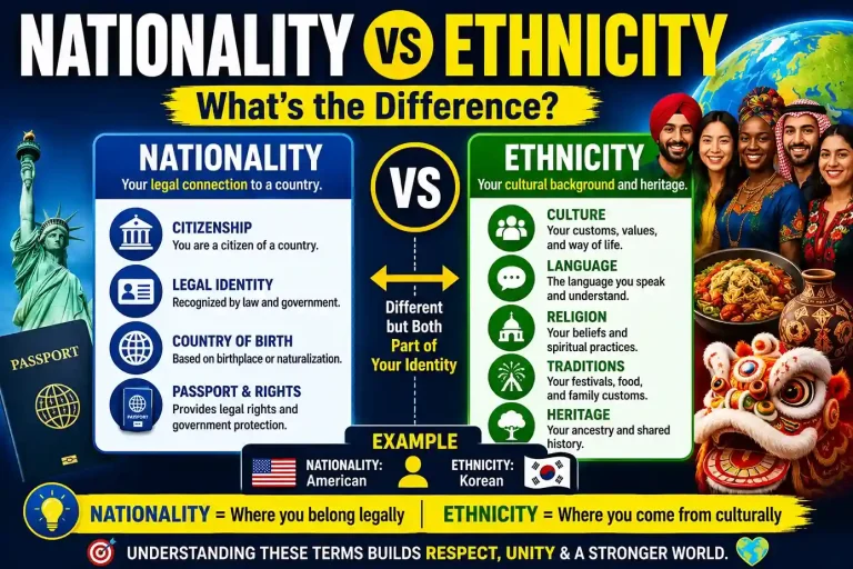 Nationality vs Ethnicity