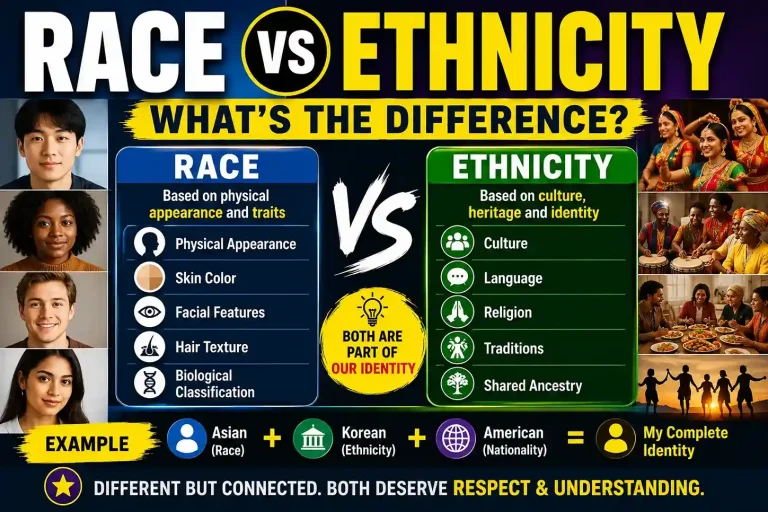 Difference Between Race and Ethnicity
