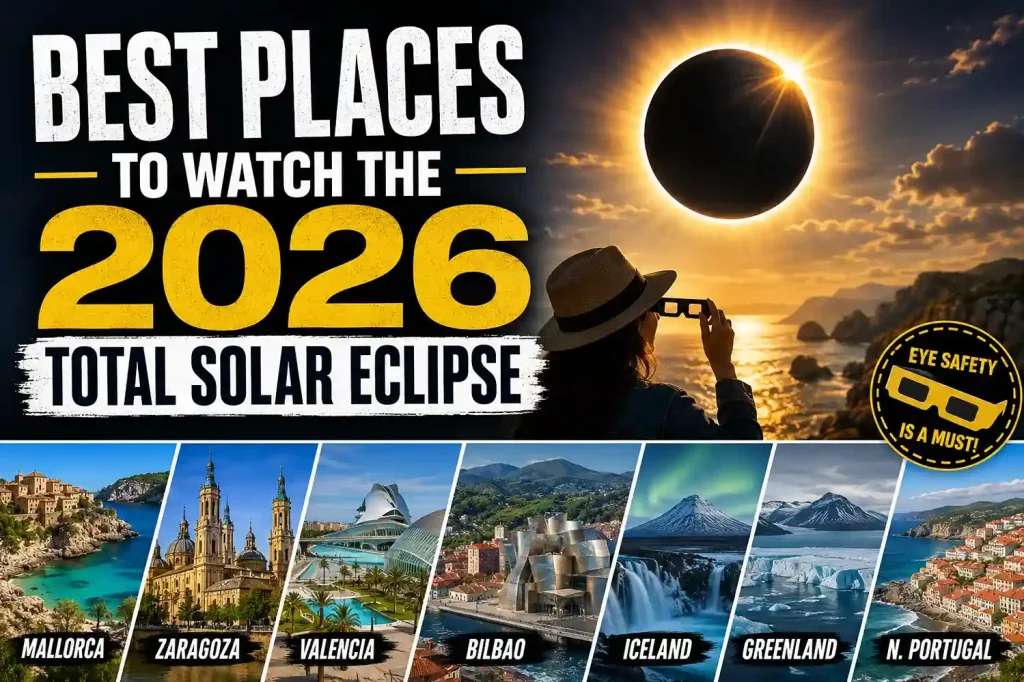 Best places to view a solar eclipse