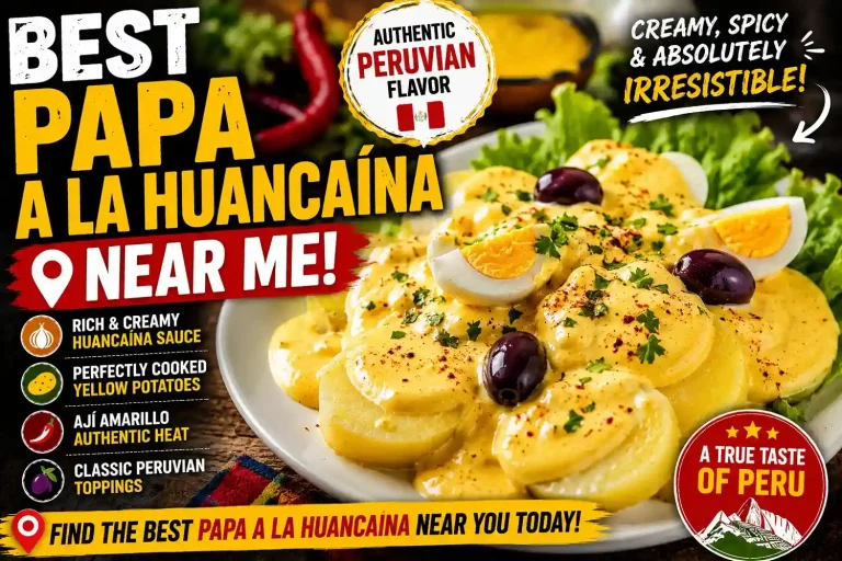 Best Papa a la Huancaína Near Me