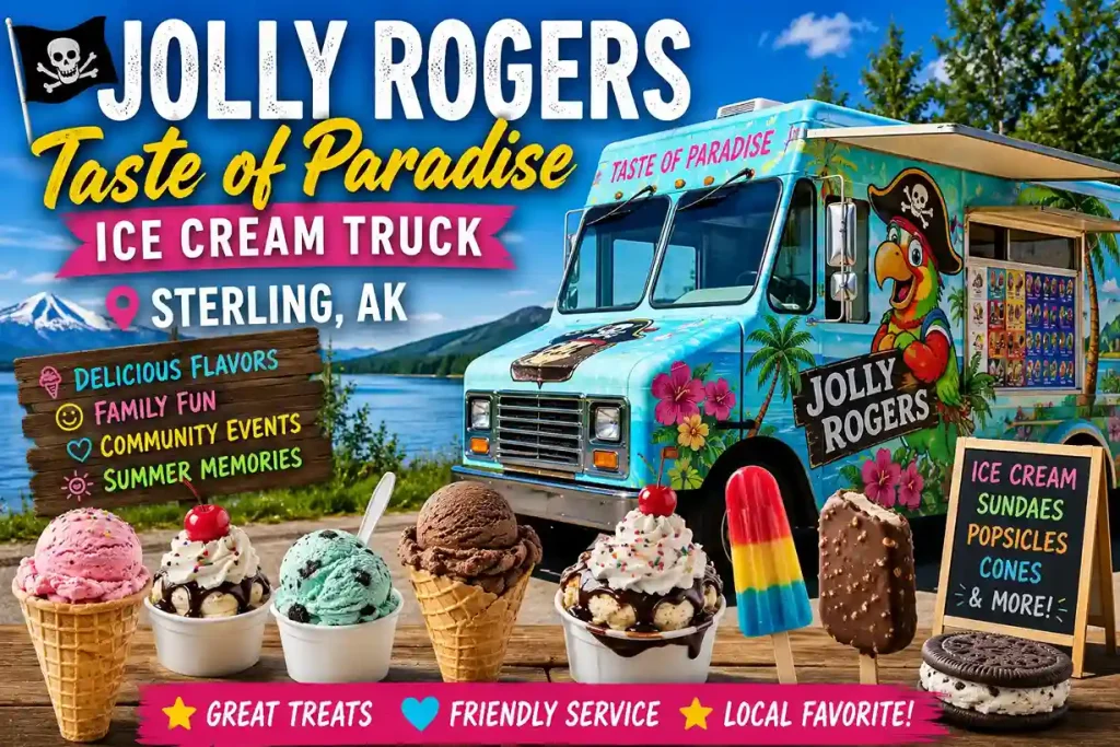 Jolly Rogers Taste of Paradise Ice Cream Truck