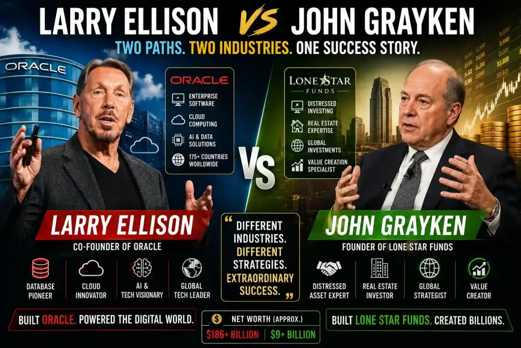 Larry Ellison and John Grayken