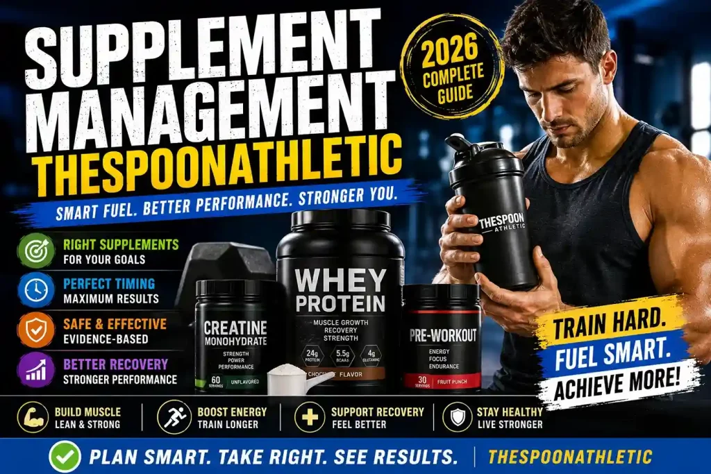 Supplement Management TheSpoonAthletic