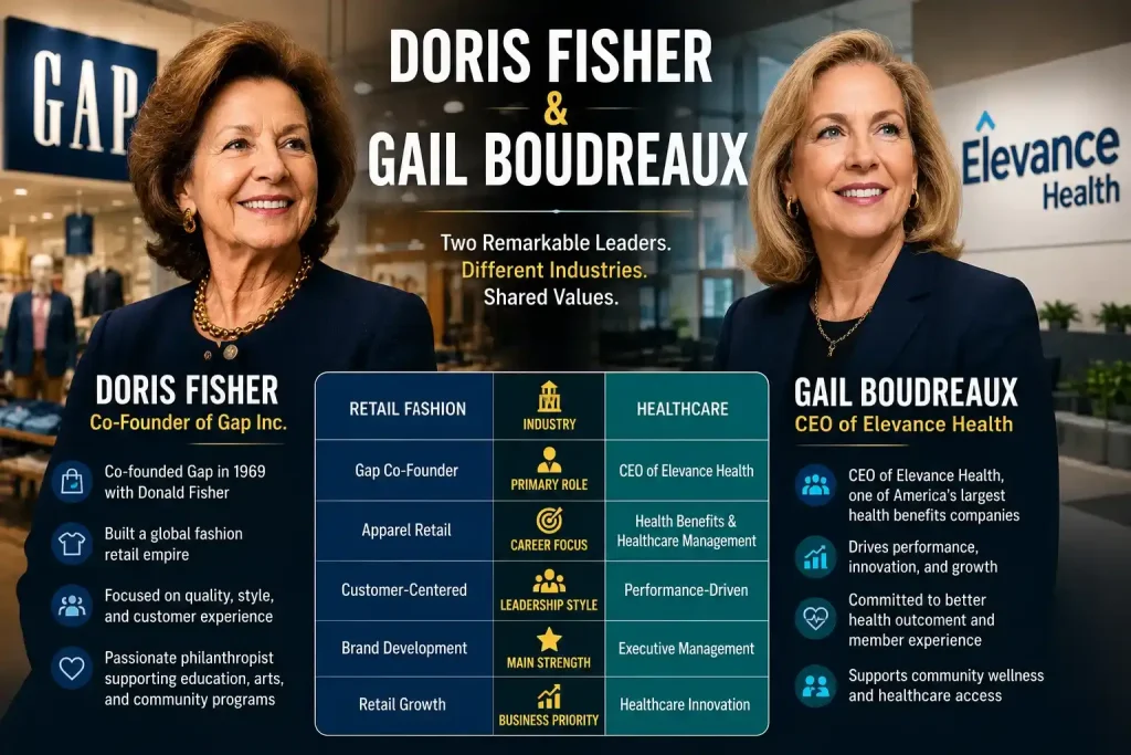 Doris Fisher and Gail Boudreaux