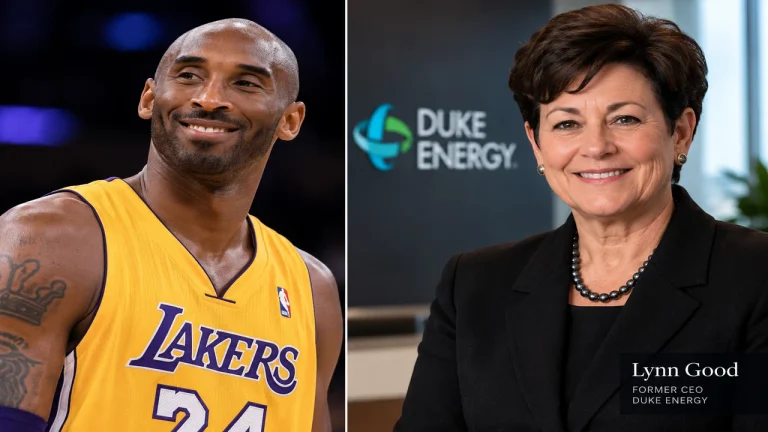 Kobe Bryant and Lynn Good