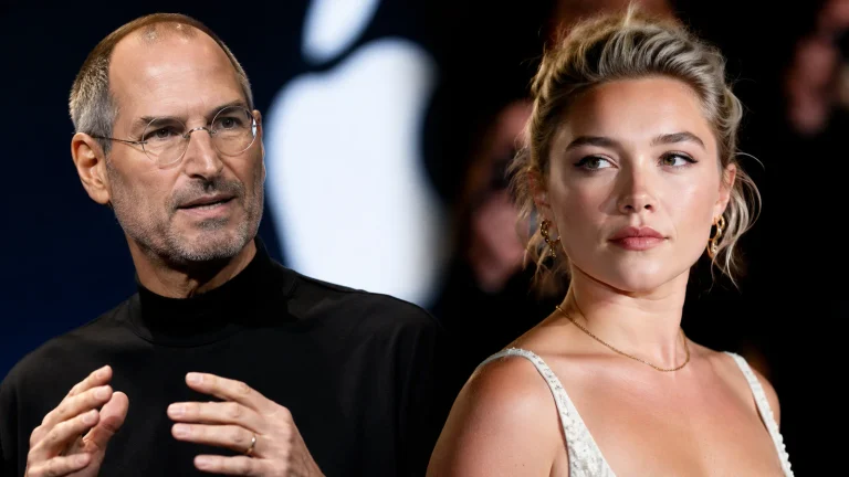 Steve Jobs and Florence Pugh