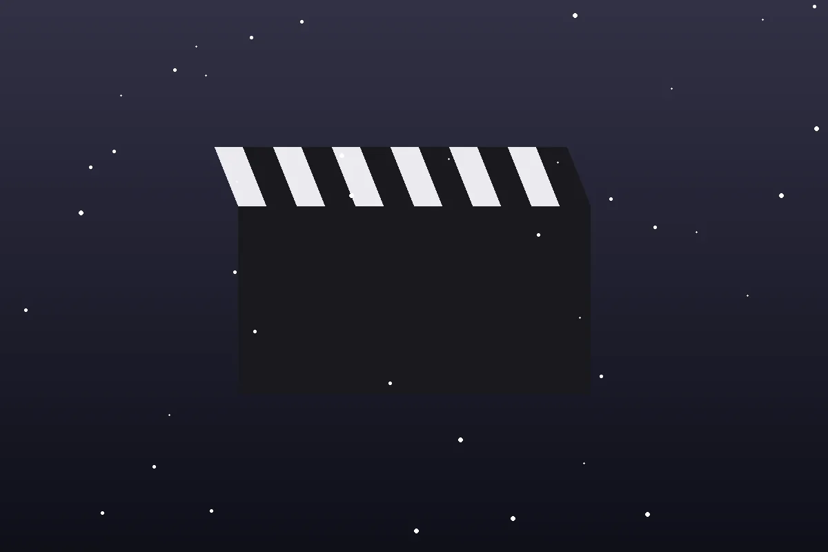 Stylized editorial illustration of a film clapperboard, representing actress Alia Shawkat
