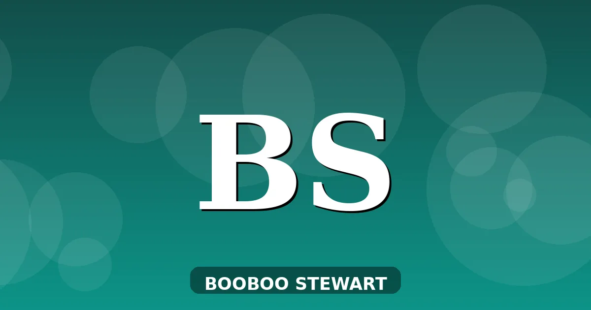 Editorial graphic featuring Booboo Stewart name design about his multiracial ethnicity