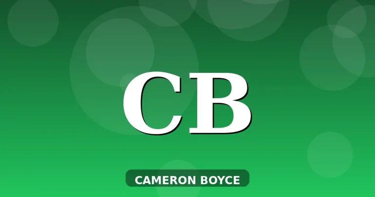 Editorial graphic featuring Cameron Boyce name design about his Black and Jewish heritage