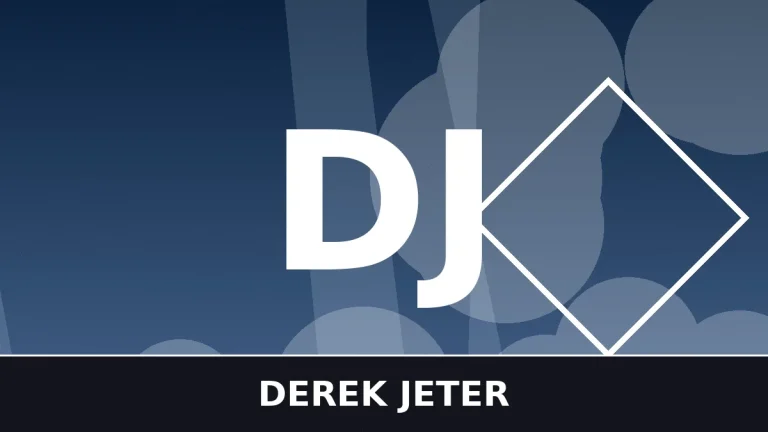 Stylized featured graphic for the Derek Jeter ethnicity article with baseball-themed design and DJ monogram