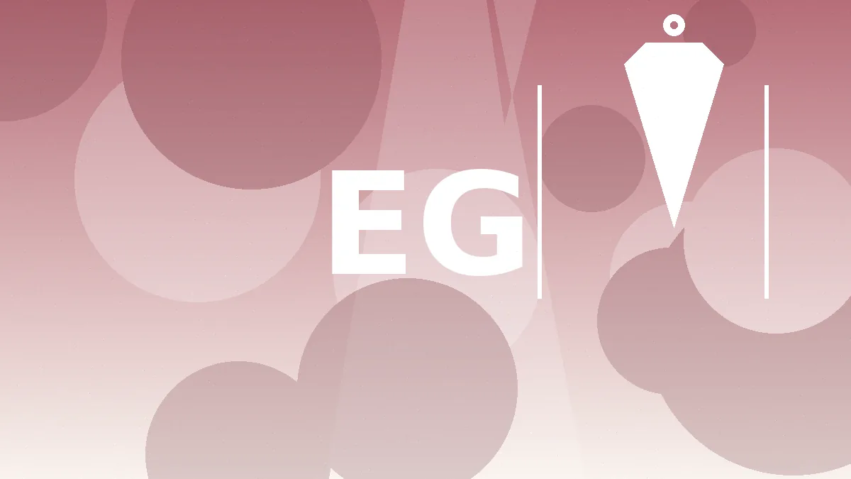 Editorial graphic about Emma Grede's mixed British and Caribbean ethnicity with fashion-themed abstract design