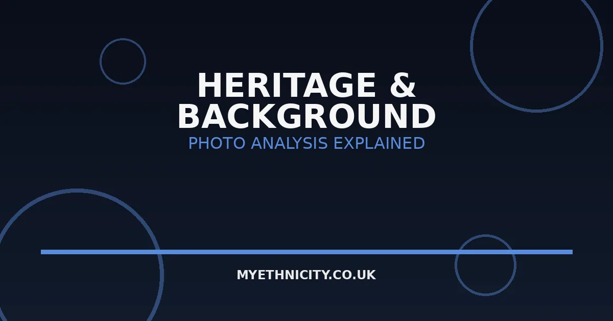 Stylized editorial illustration of a smartphone scanning a face with digital grid lines representing AI ethnicity guesser photo analysis technology