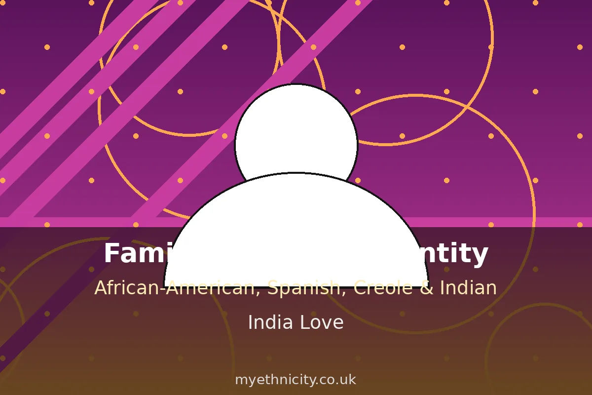 Editorial vector illustration of a confident influencer silhouette with multicultural pattern motifs
