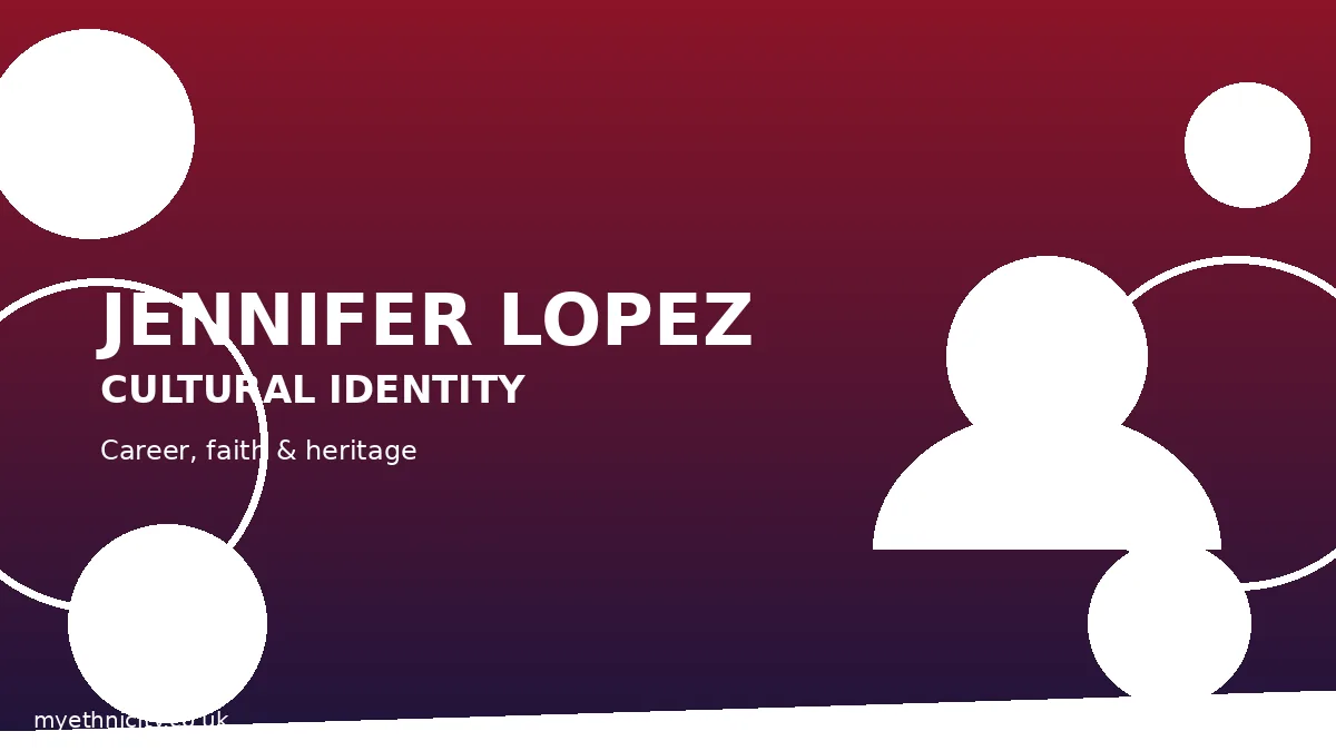 Jennifer Lopez career and Nuyorican cultural identity, stylized editorial illustration