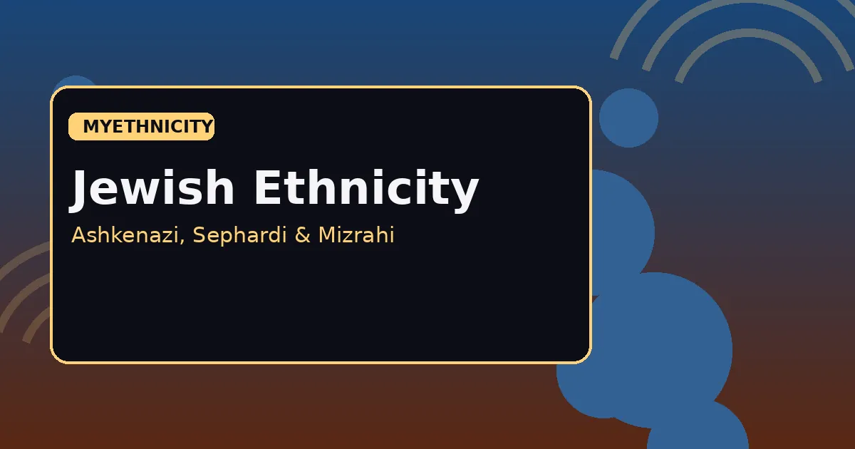 Abstract editorial artwork representing the diversity of Jewish ethnic divisions including Ashkenazi, Sephardi and Mizrahi communities