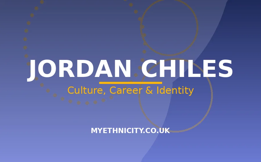 Editorial illustration on Jordan Chiles' biracial identity and Olympic gymnastics career
