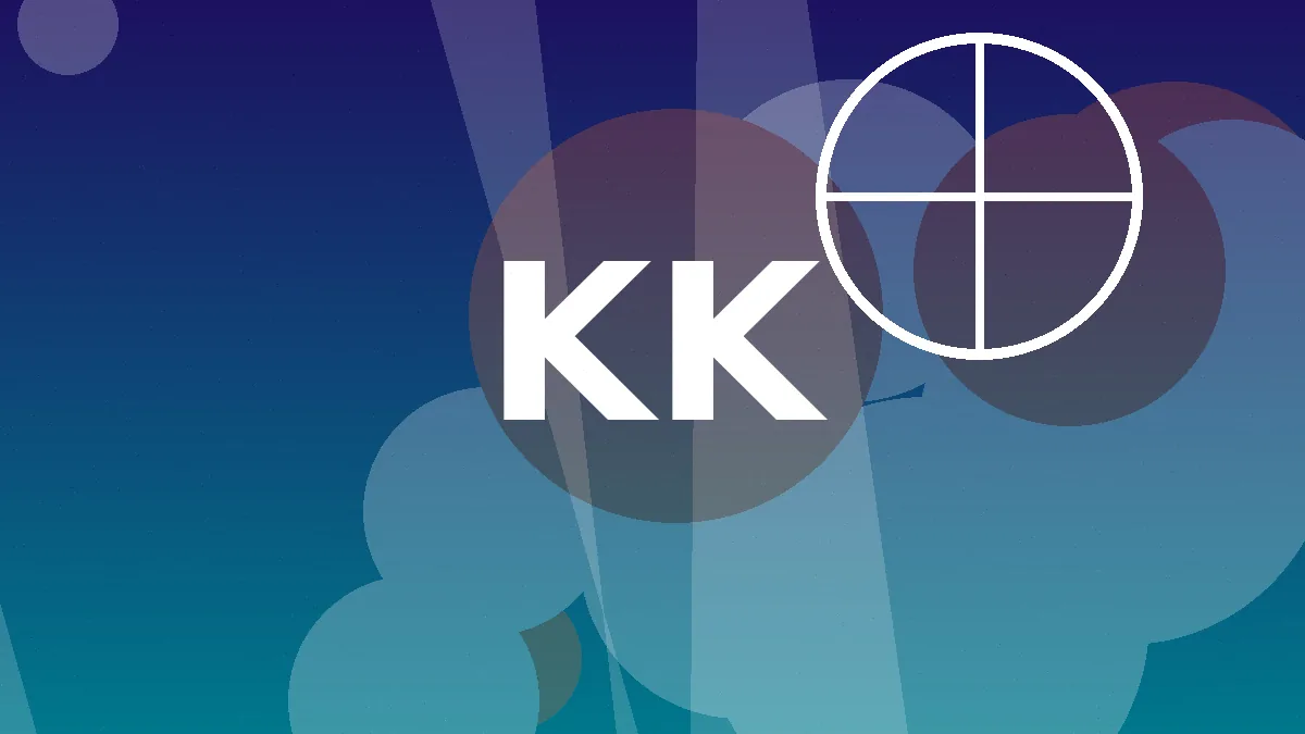 Editorial graphic illustrating Kon Knueppel's Milwaukee basketball roots with abstract court design and KK monogram