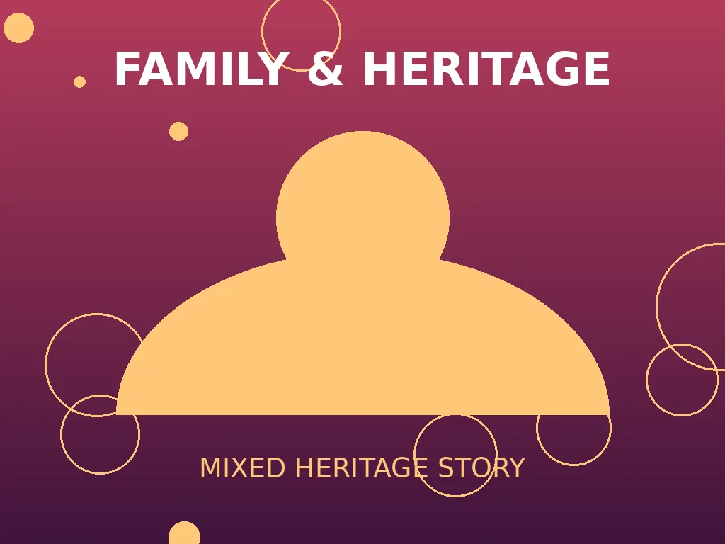 Stylized editorial graphic illustrating Pilar Sanders' African American, Filipino, and Puerto Rican heritage