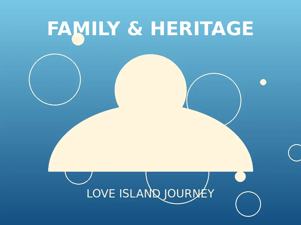 Stylized editorial graphic about Sean Reifel's background and family with question-mark heritage motif
