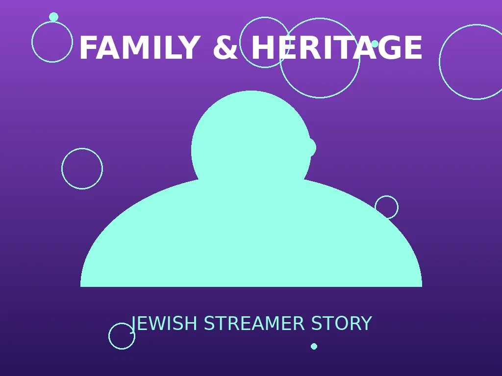 Stylized editorial illustration with Jewish heritage motifs representing Stable Ronaldo's Ashkenazi background and New Jersey upbringing