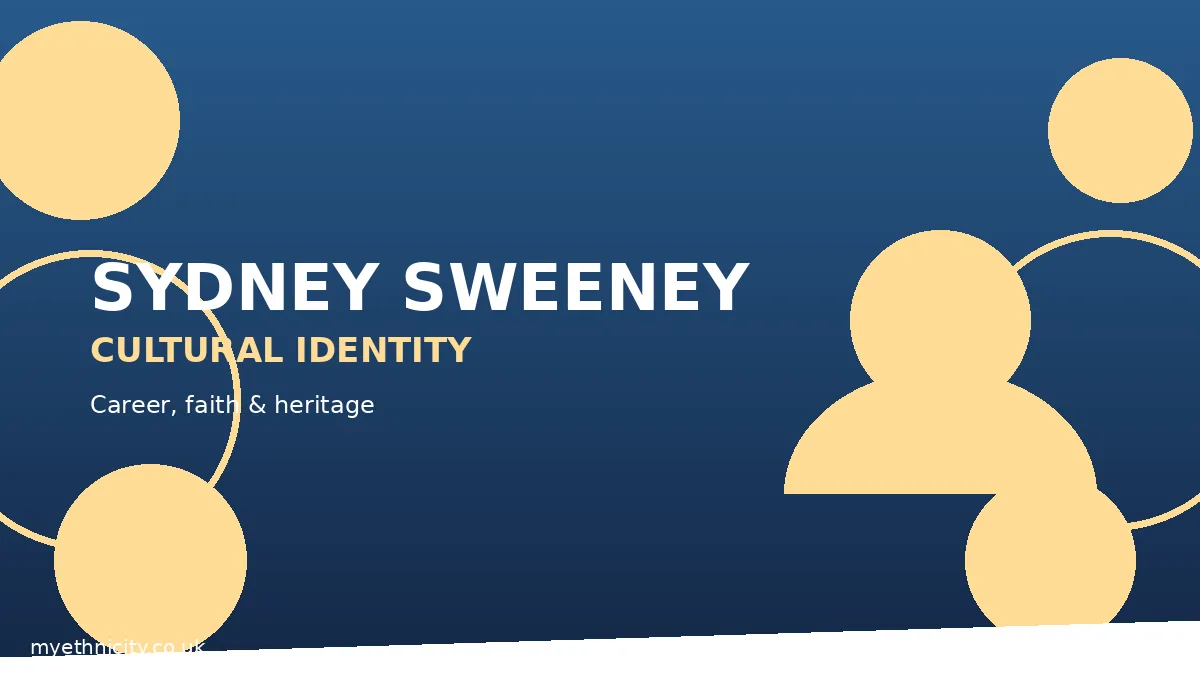 Sydney Sweeney acting career and cultural identity, stylized editorial illustration