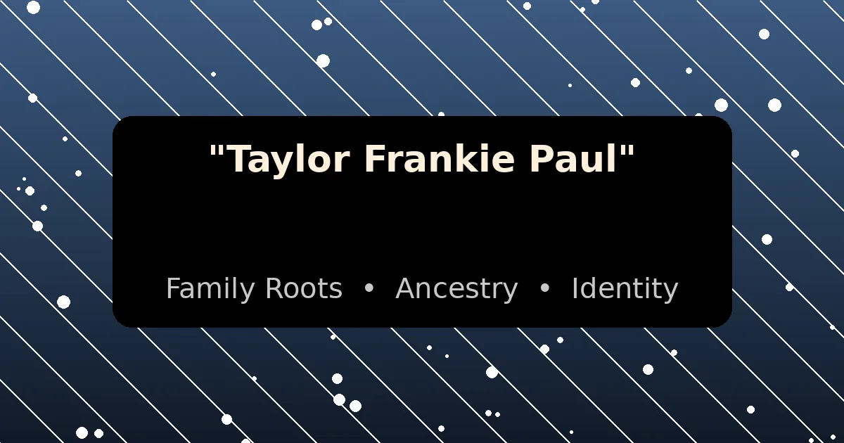 Abstract stylized graphic with Taylor Frankie Paul's name celebrating her Utah American roots