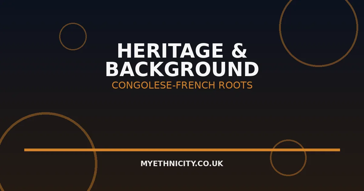 Stylized editorial illustration of a basketball and French flag combined with Congolese flag colors representing Wemby's Congolese-French ethnicity