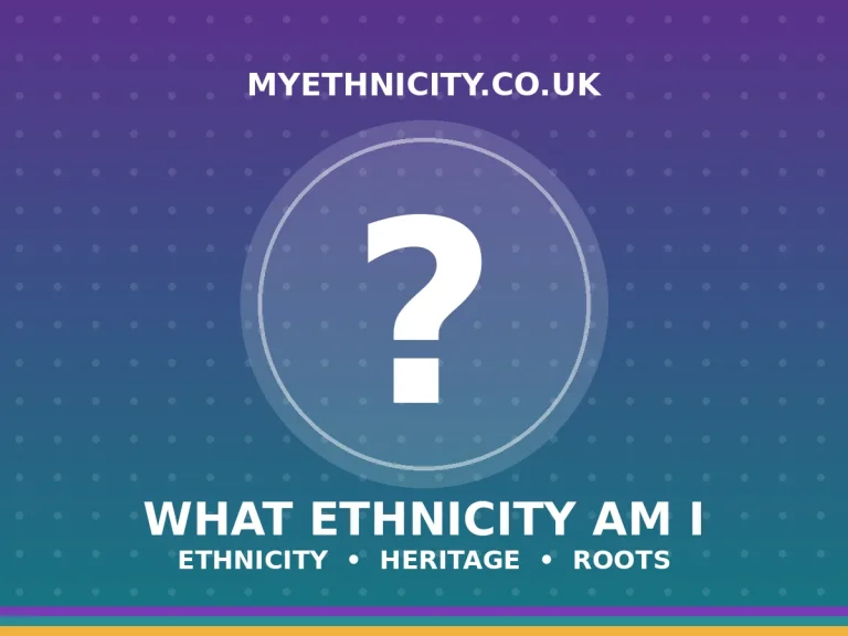 What ethnicity am I editorial graphic with DNA and heritage colors