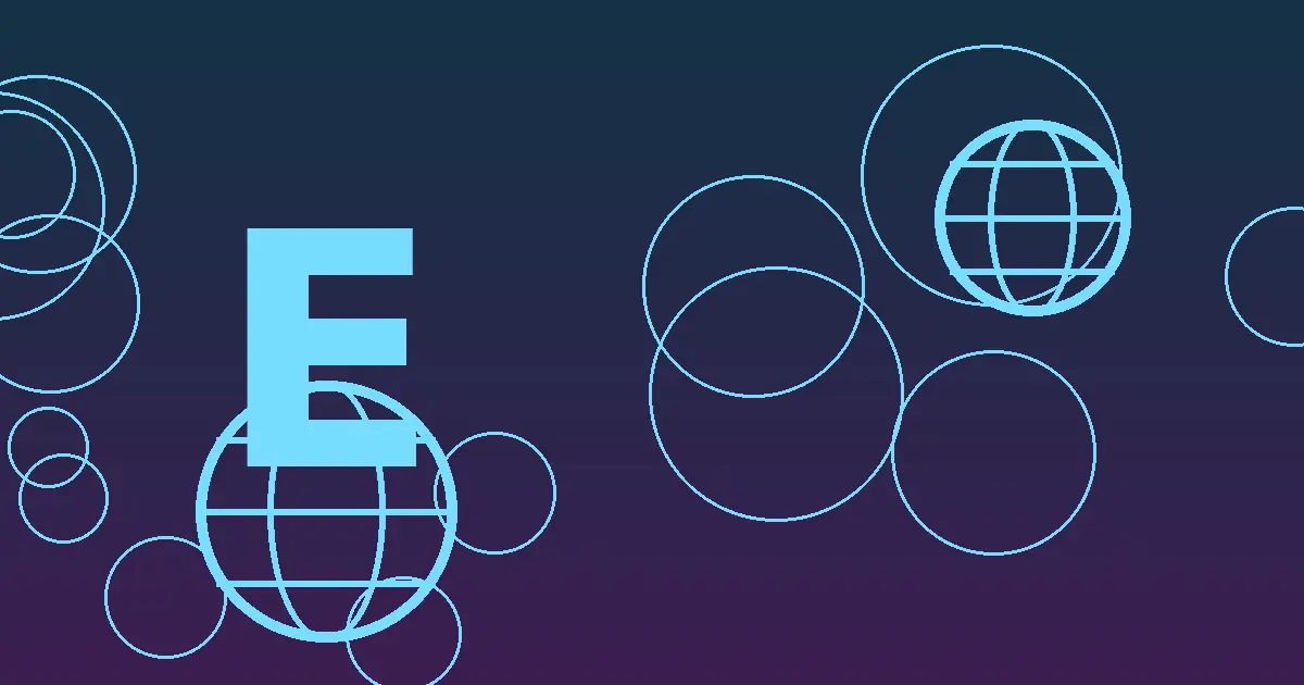 Stylized flat illustration of a world map with connecting lines showing how ethnicity spans across national borders