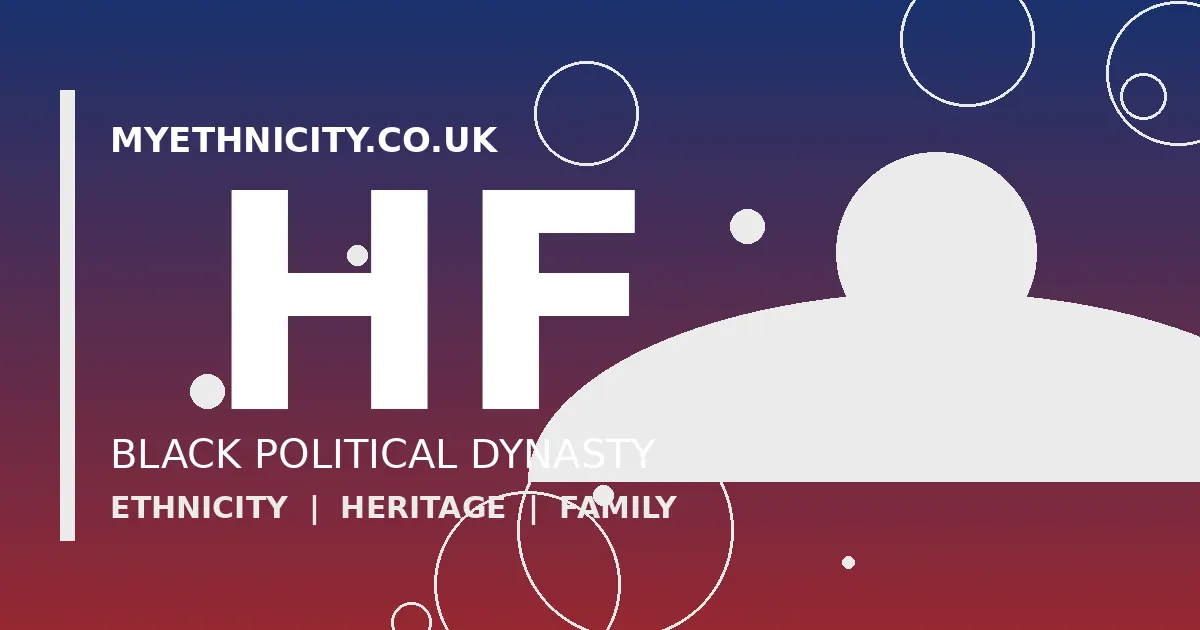 Stylized editorial graphic of Harold Ford Jr. with African American political heritage theme